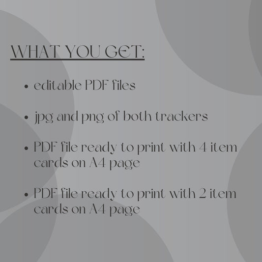 Fillable Item Cards - Alternate view 2