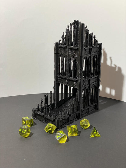 Ancient Gothic Ruin Dice Tower