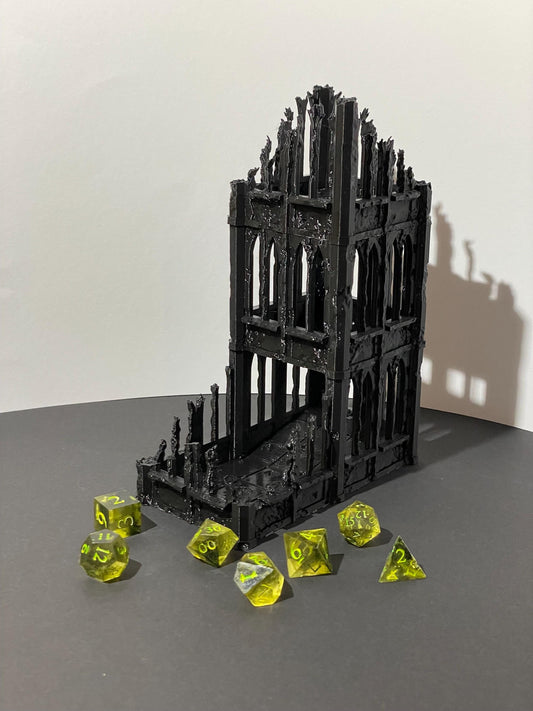 Ancient Gothic Ruin Dice Tower