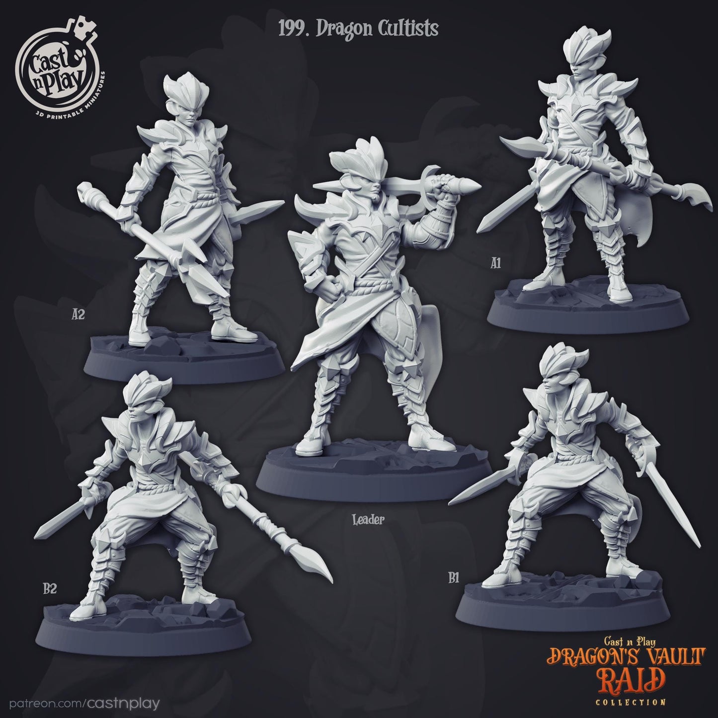 Human Cultist Fighter Miniature