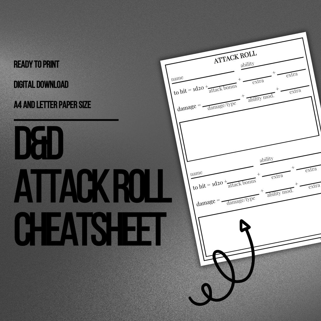 Attack Roll Sheet
