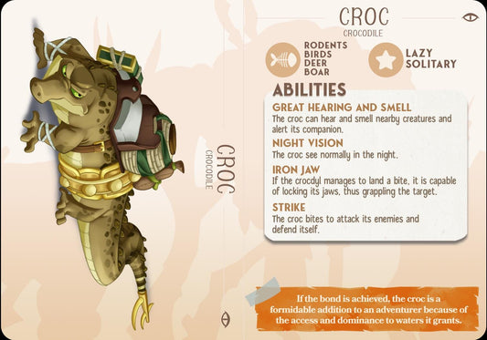 Crocodile Animal Companion Miniature - Alternate view 2