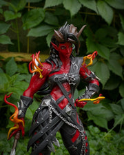 Karlach Figure - Baldur's Gate 3 - resin tabletop miniature front view