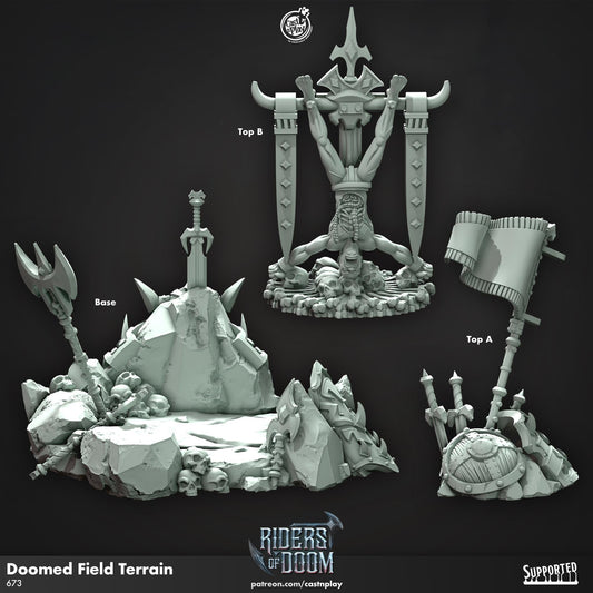Riders of Doom Collection Skeleton Piles Terrain Set