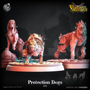 Animal Companion Miniature - resin tabletop miniature front view
