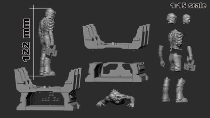Isaac Clarke Dead Space Figure - Alternate view 8