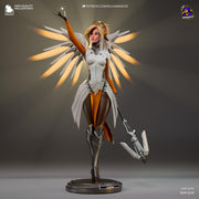 Mercy Figure - Overwatch - resin tabletop miniature front view