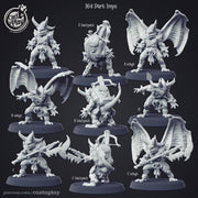 Imp Enemy Miniature - resin tabletop miniature front view