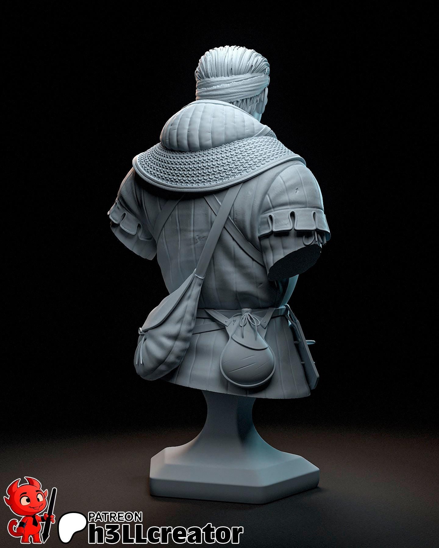 Jan Zizka Bust - Kingdom Come: Deliverance 2 - Alternate view 3