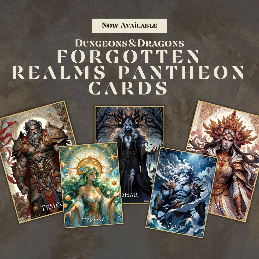 Forgotten Realms Pantheon Cards
