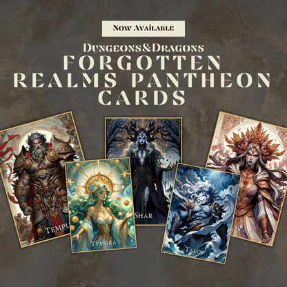 Forgotten Realms Pantheon Cards