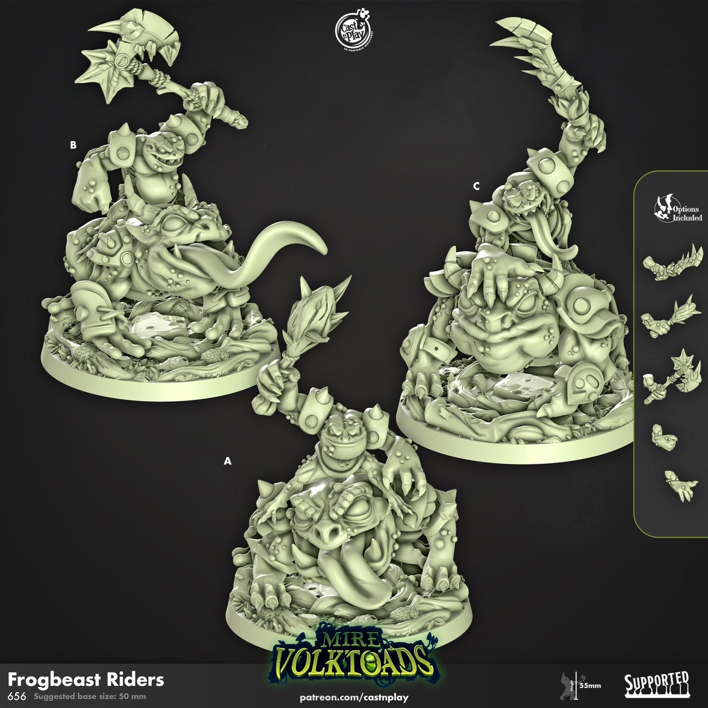 Grung Fighter Miniature