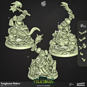 Grung Fighter Miniature - resin tabletop miniature front view