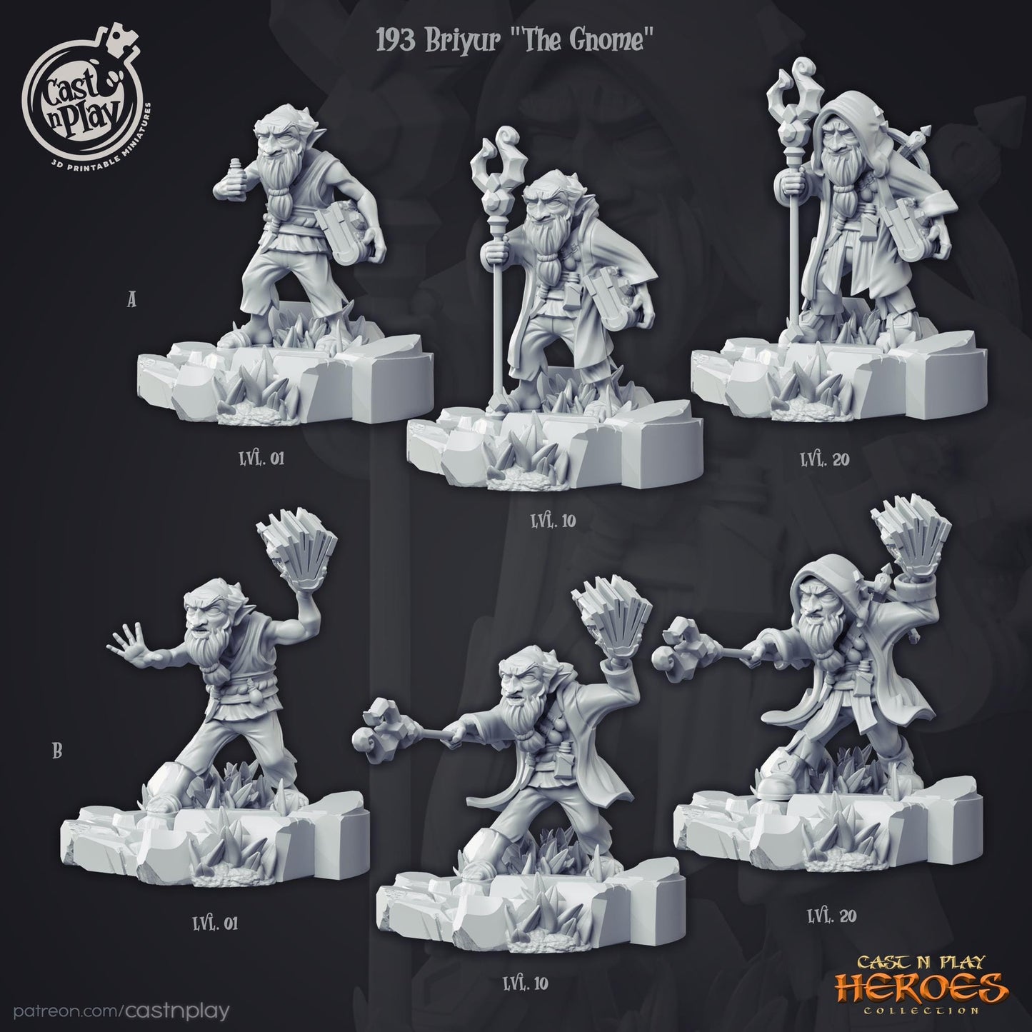 Gnome Sorcerer Miniature