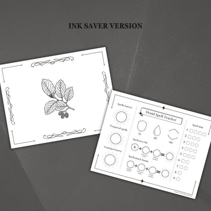 Printable Spell Slot Trackers - Alternate view 4