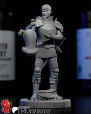 Laios Touden Figure - Delicious in Dungeon - resin tabletop miniature front view
