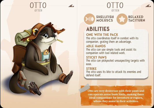 Otter Animal Companion Miniature - Alternate view 2