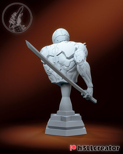 Gray Fox Metal Gear Bust - Alternate view 2