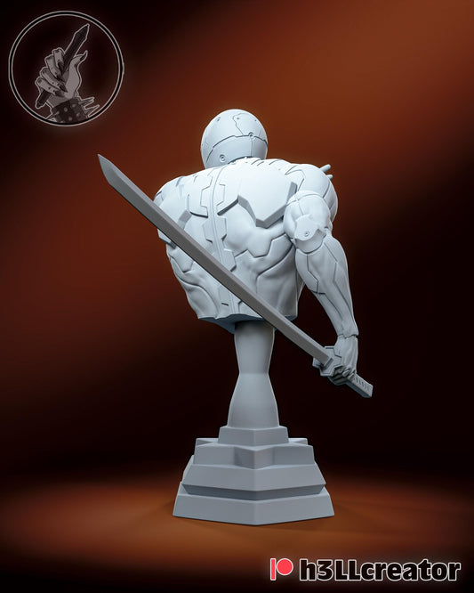 Gray Fox Metal Gear Bust - Alternate view 2