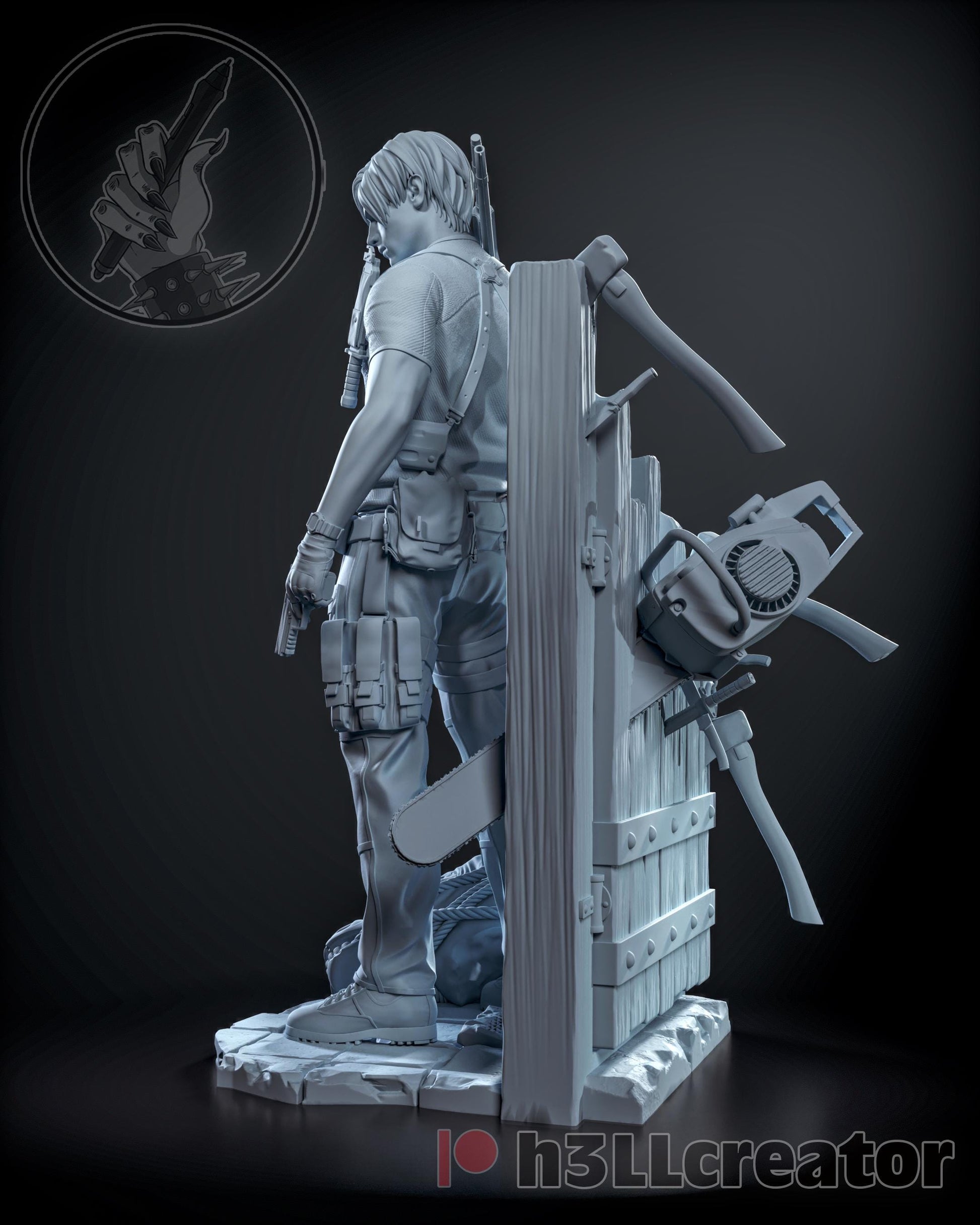 Leon Kennedy Residual Evil 4 Remake Figure - Alternate view 4