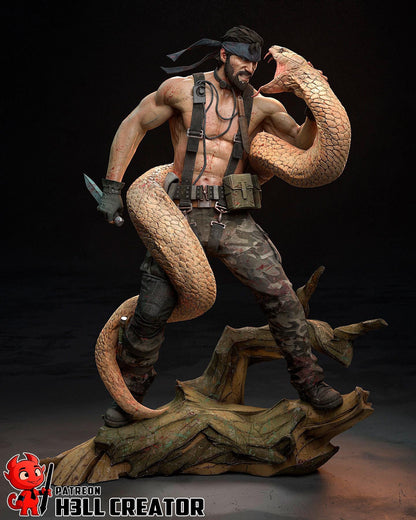 Big Boss Metal Gear Solid Snake Figure - Alternate view 5