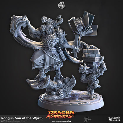 Dragonborn Wizard Miniature