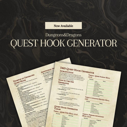 Quest Hook Generator