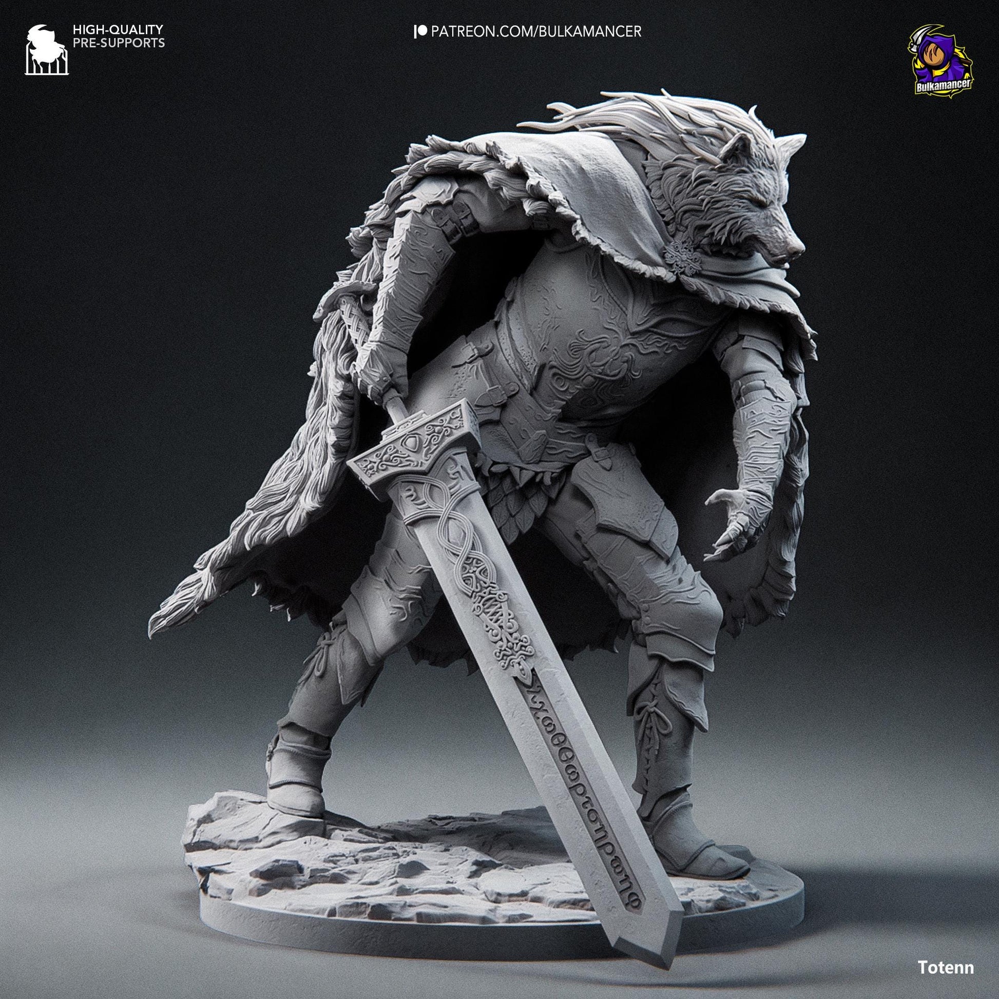 Blaidd the Half Wolf Figure - Elden Ring - Alternate view 5