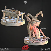 Table Mimic Miniature - resin tabletop miniature front view