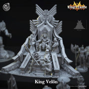 King Diorama Miniature - resin tabletop miniature front view