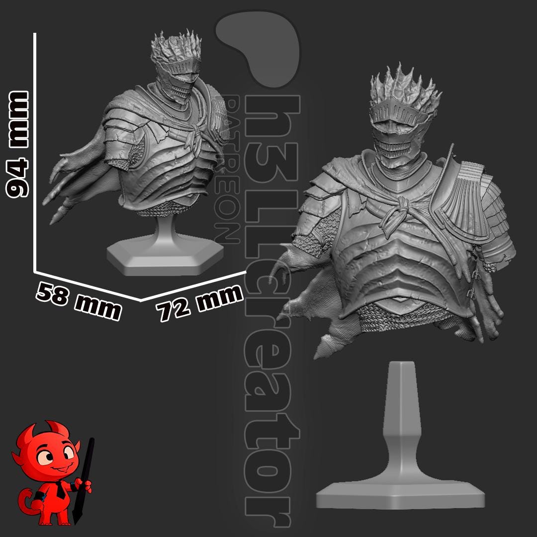 Soul of Cinders Bust - Dark Souls 3 - Alternate view 4