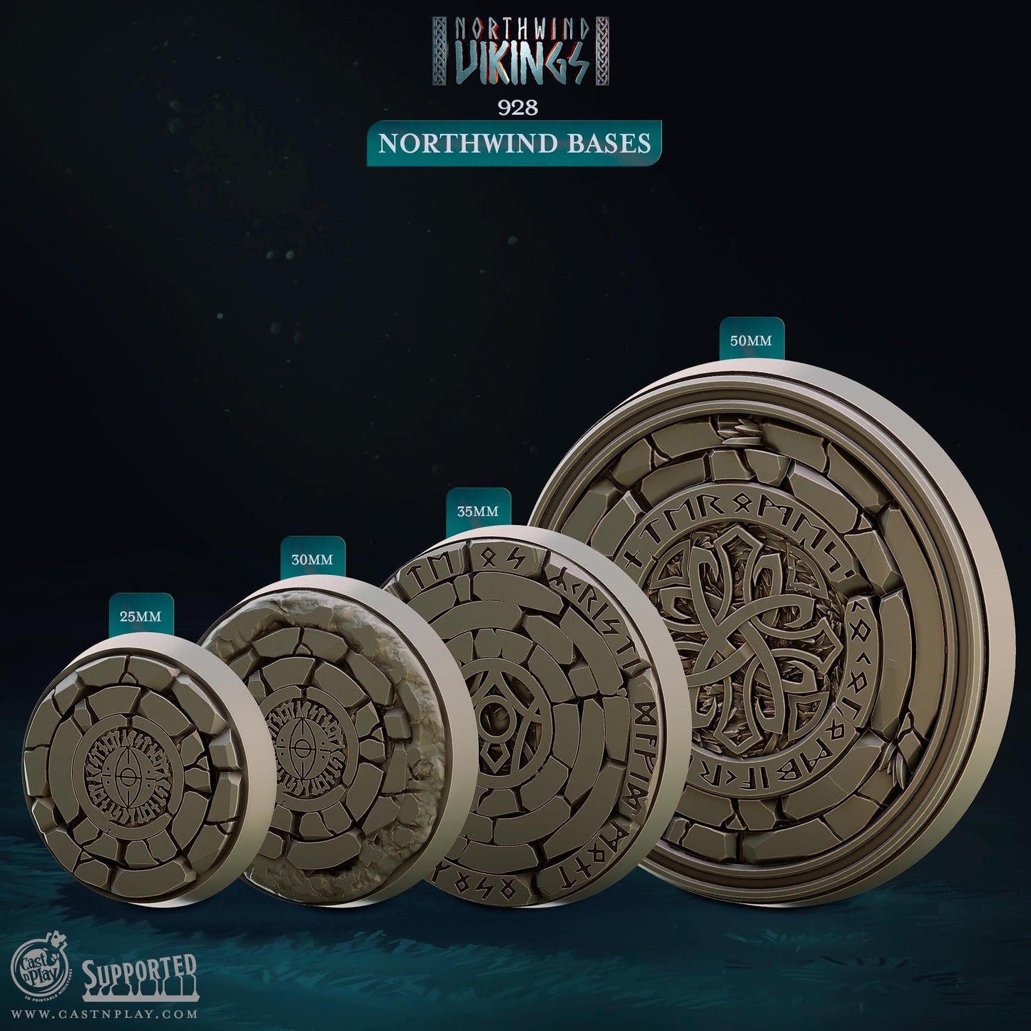 Northwind Vikings Bases Set