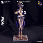 Candace Figure - Genshin Impact - resin tabletop miniature front view