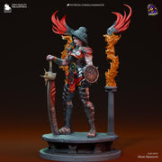 Nemesis Figure - Hades - resin tabletop miniature front view