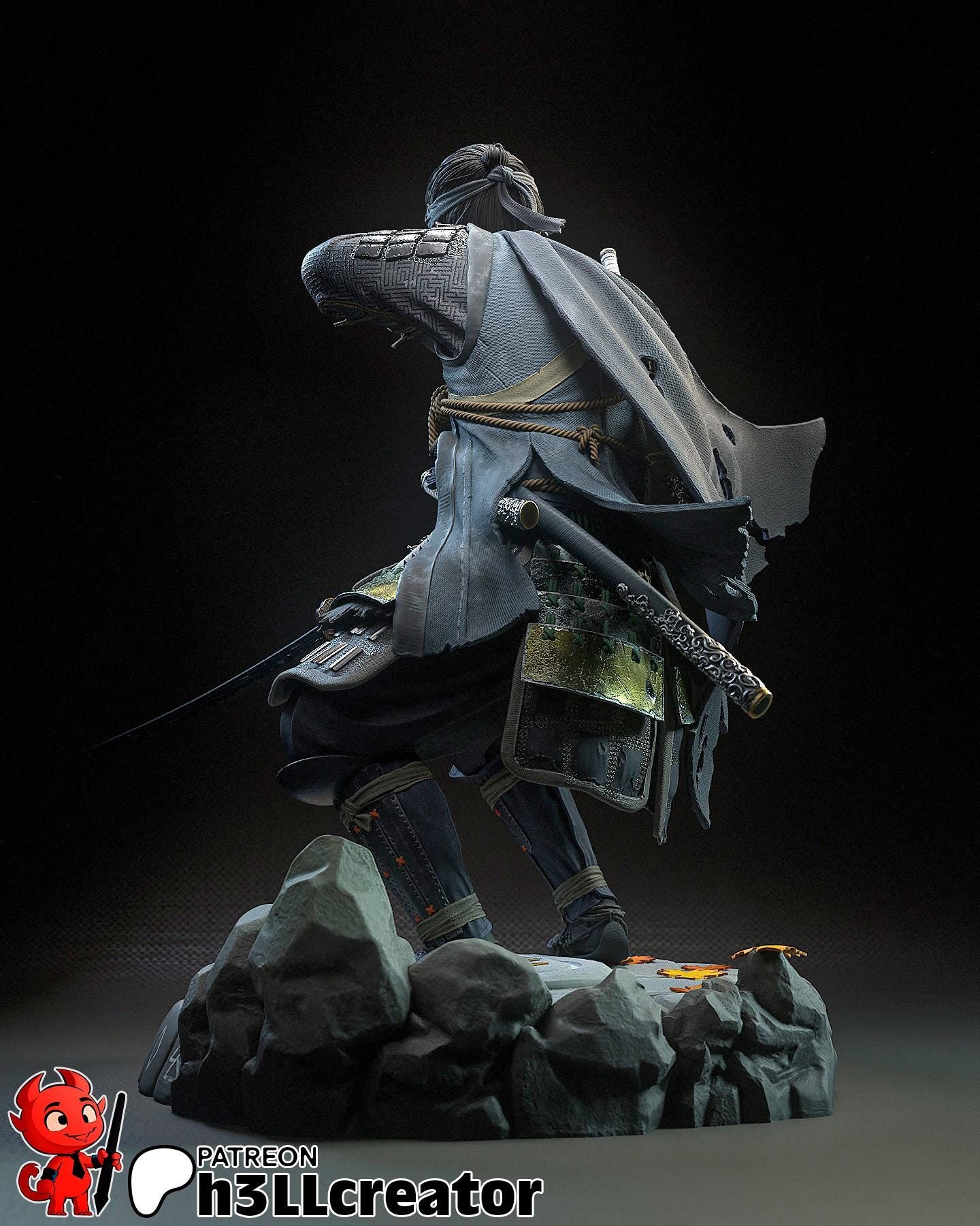 Jin Sakai Ghost of Tsushima Figure - Alternate view 3