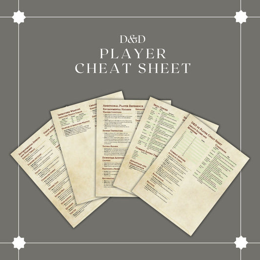 Player Cheat Sheet