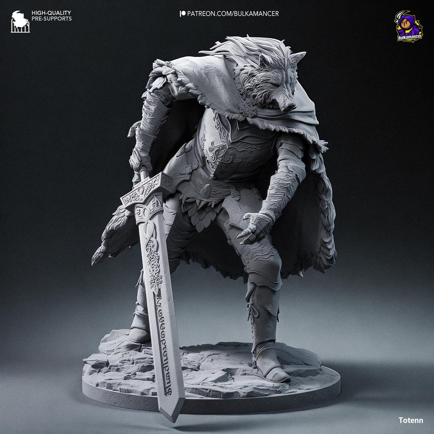 Blaidd the Half Wolf Figure - Elden Ring - Alternate view 6
