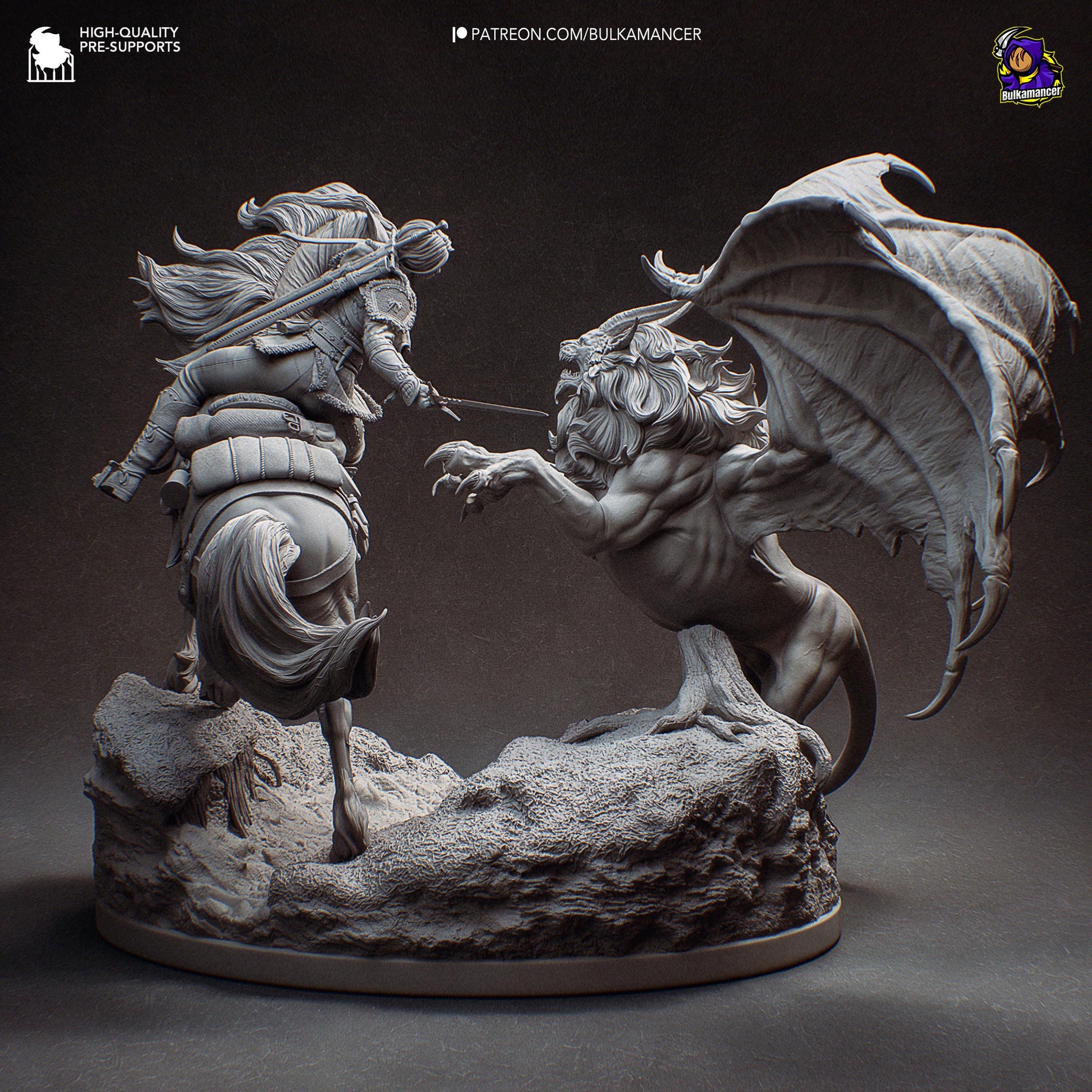 Ciri Manticore The Witcher Diorama Figure - Alternate view 7