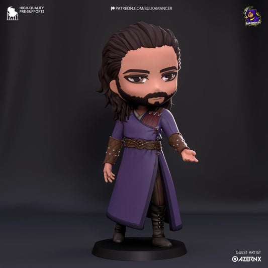 Gale Chibi Resin Figurine | Baldur's Gate 3 | FAN Made