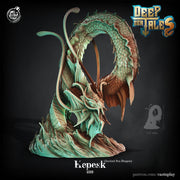 Sea Dragon Miniature - resin tabletop miniature front view