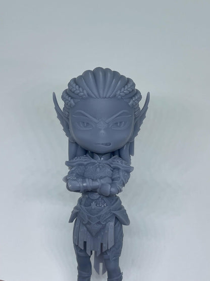 Lae'zel Chibi Figure - Baldur's Gate 3 - Alternate view 4