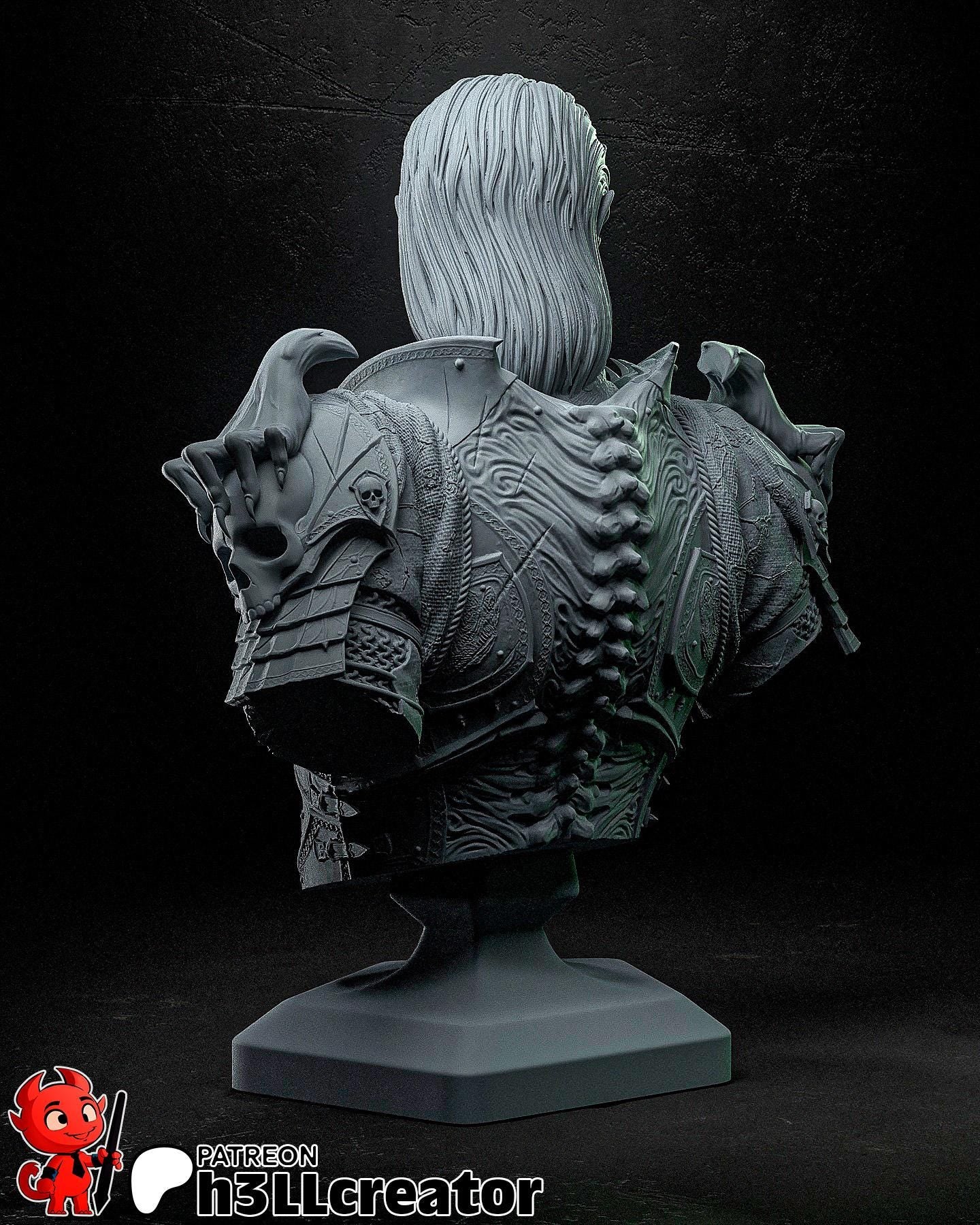 Ketheric Thorm Bust - Baldur's Gate 3 - Alternate view 2