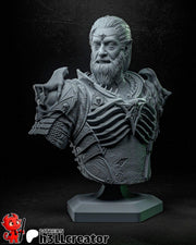 Ketheric Thorm Bust - Baldur's Gate 3 - resin tabletop miniature front view