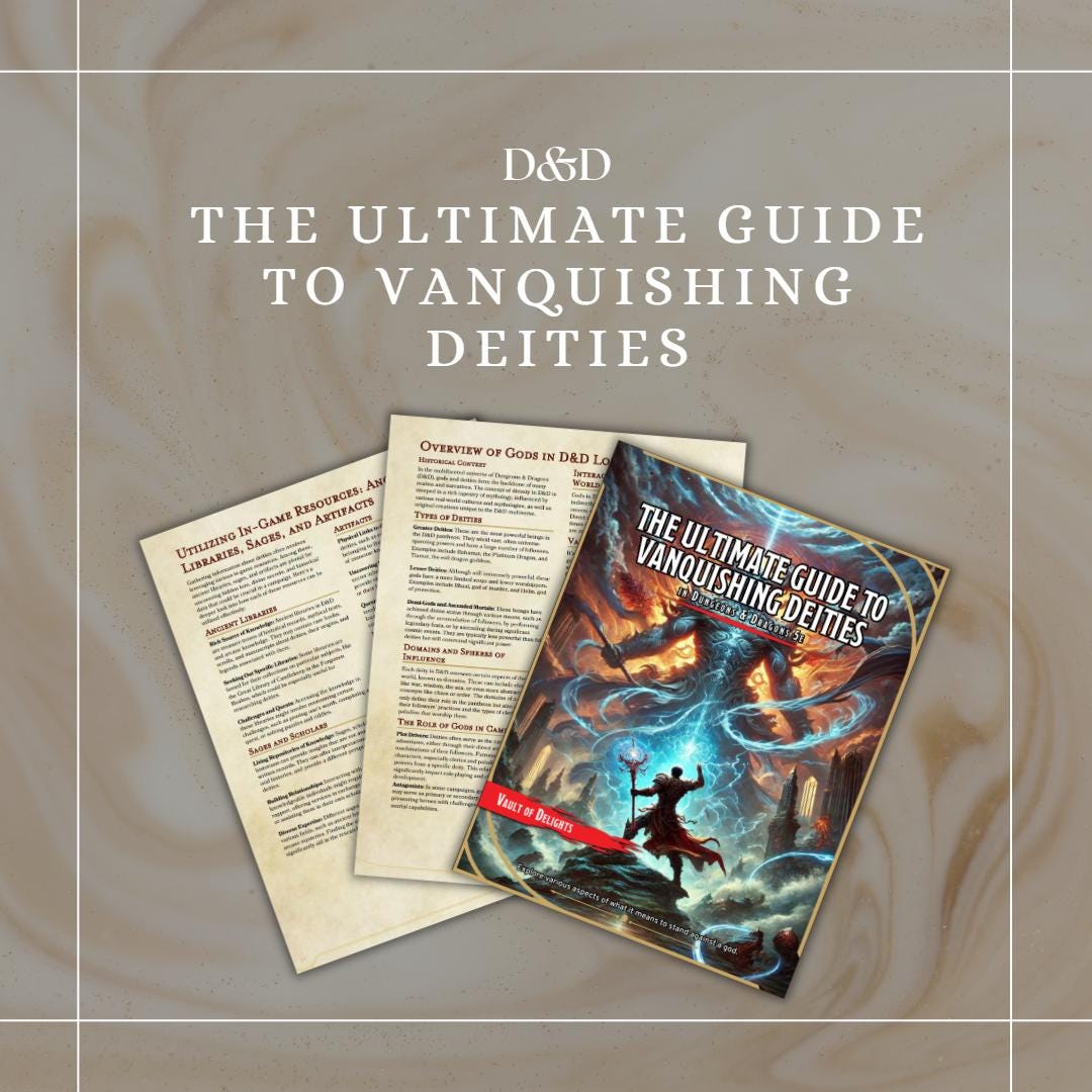 The Ultimate Guide to Vanquishing Deities