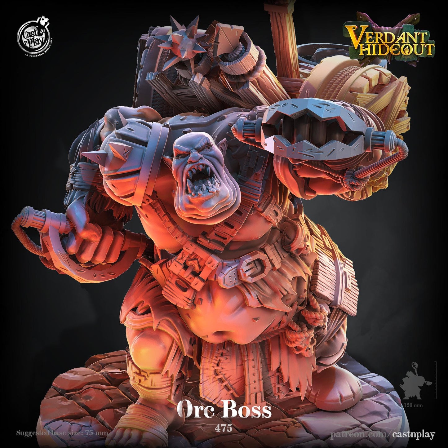 Orc Boss Miniature