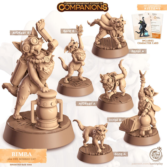 Bombay Cat Animal Companion Miniature