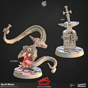 Anvil Mimic Miniature - resin tabletop miniature front view