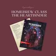 Heartbinder Homebrew Class Guide - digital download preview