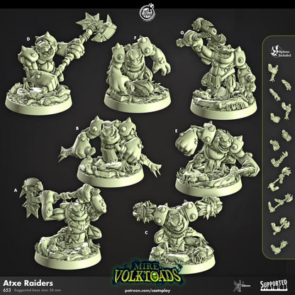 Grung Barbarian Miniature