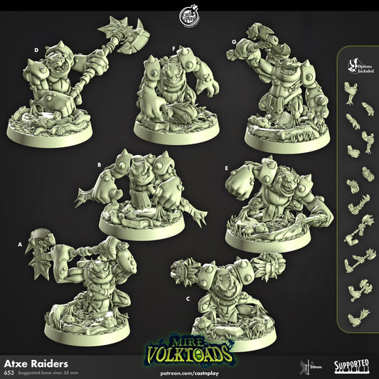 Grung Barbarian Miniature
